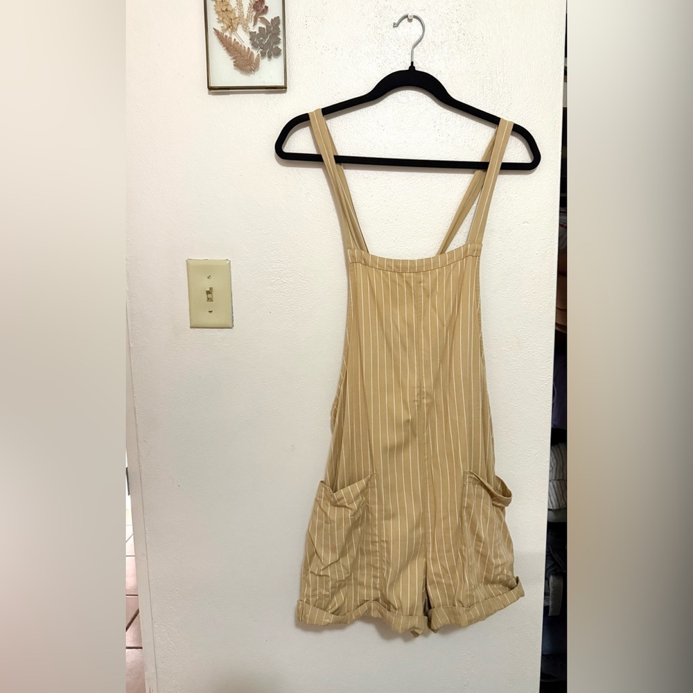 O'Neill Yellow Striped Overalls